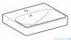 Geberit Smyle Square Umywalka 50x41cm 500.256.01.1